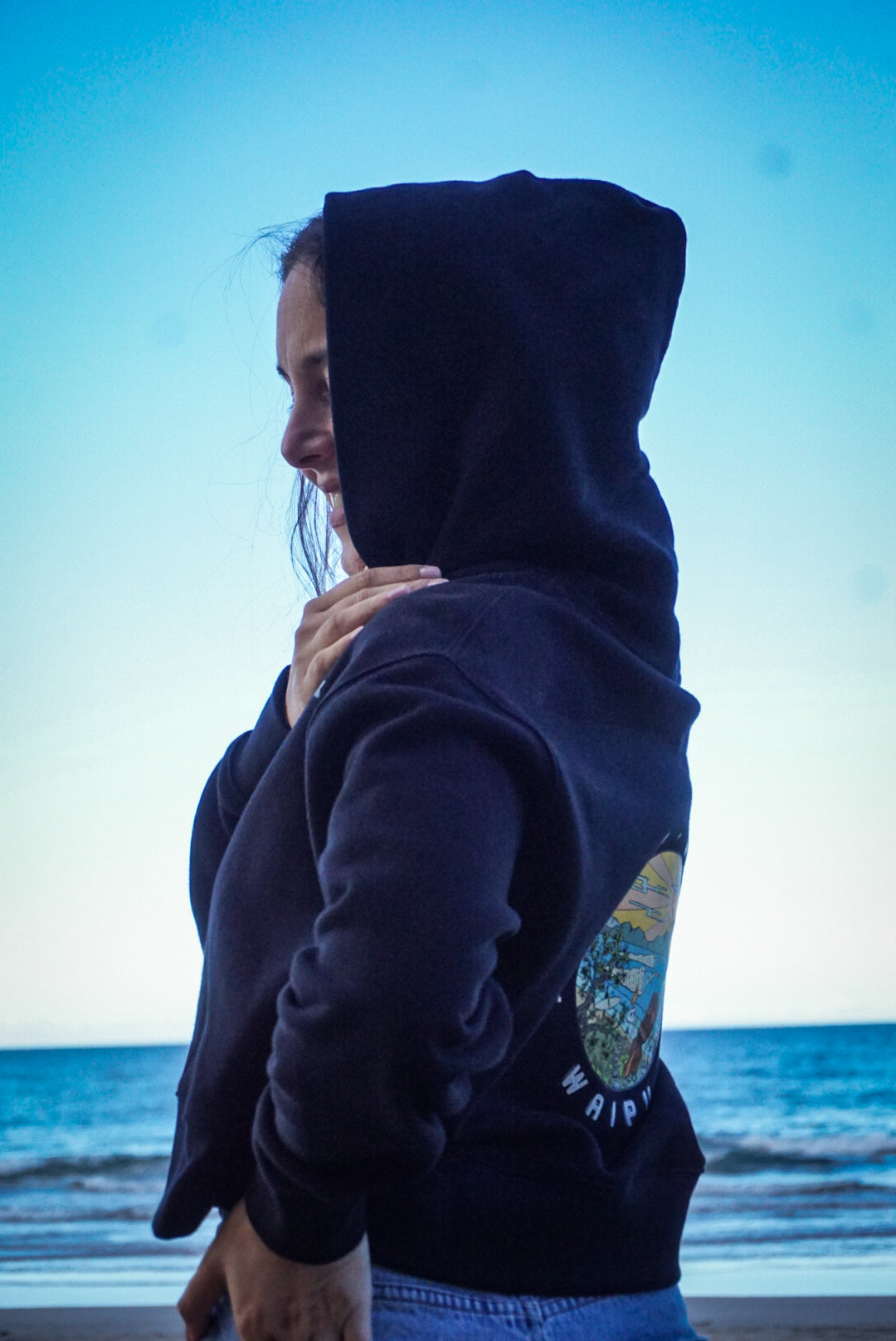 AC Tiki Womens Hoodie - Relax Crop Hood