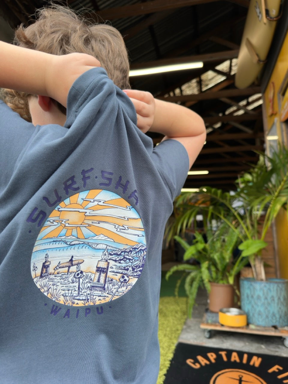 AC Waipu Cove Tiki Tee - Kids Staple