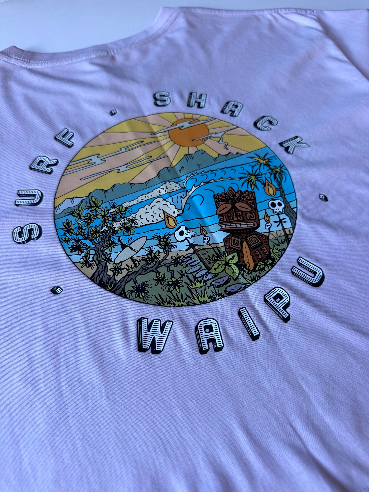 AC Tiki Womens Tee - Crop