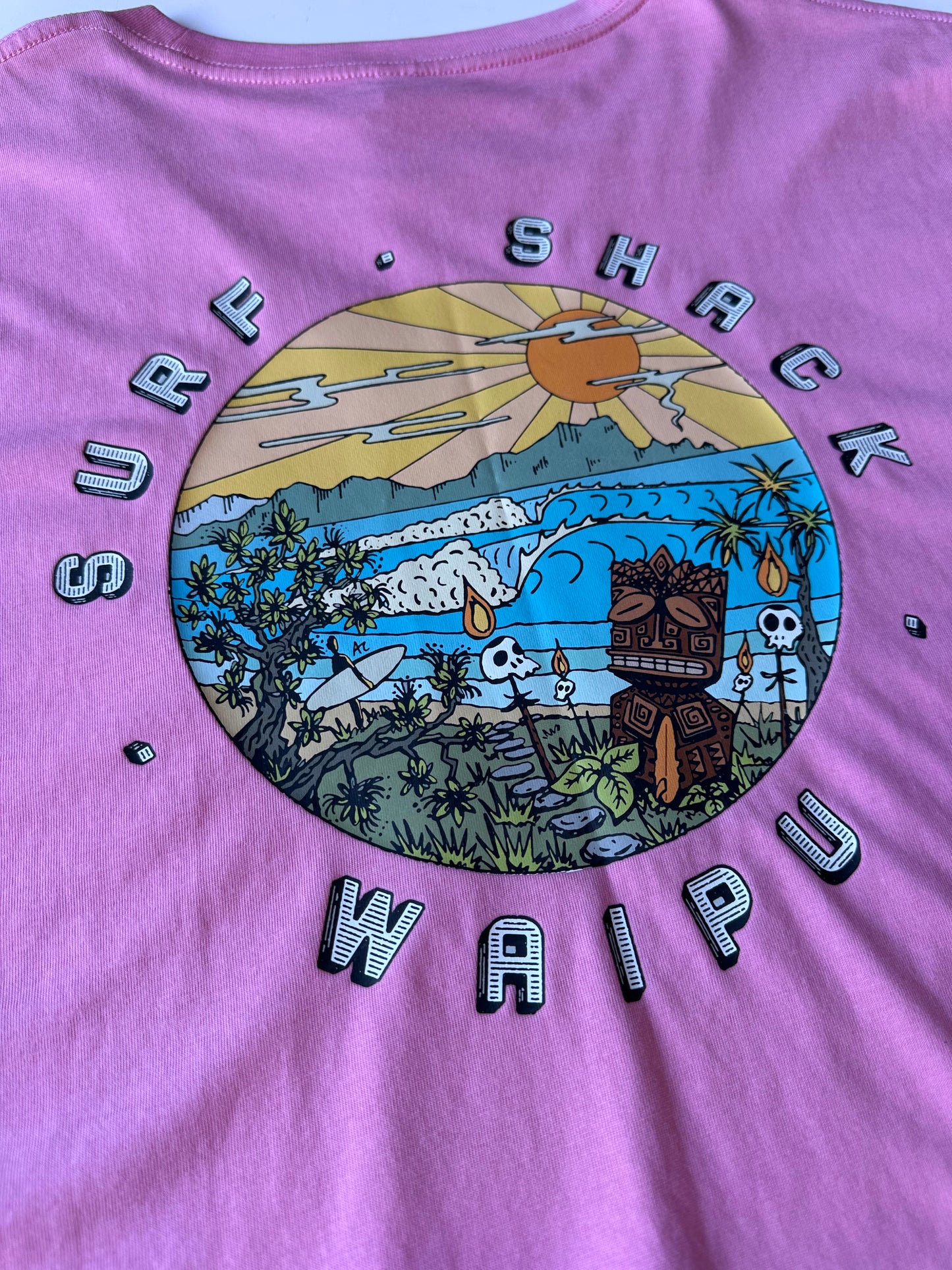 AC Tiki Womens Tee - Crop