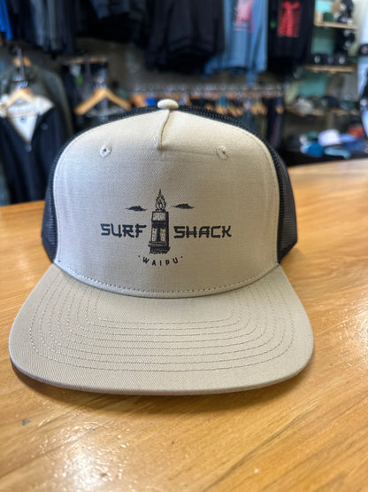 AC Tiki Head Hat - Stock Contrast Trucker Cap