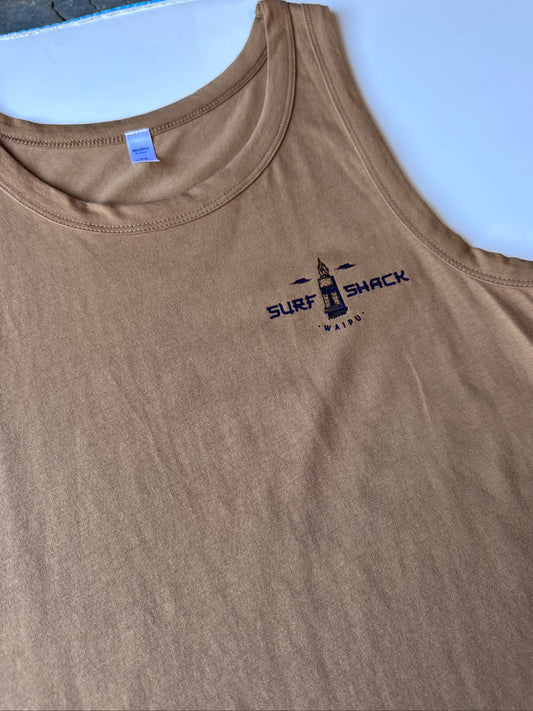 AC Tiki Head Womens Singlet - Sunday