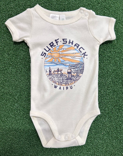 AC Waipu Cove Tiki Infant Onesie - Organic Infant Mini-Me One-Piece