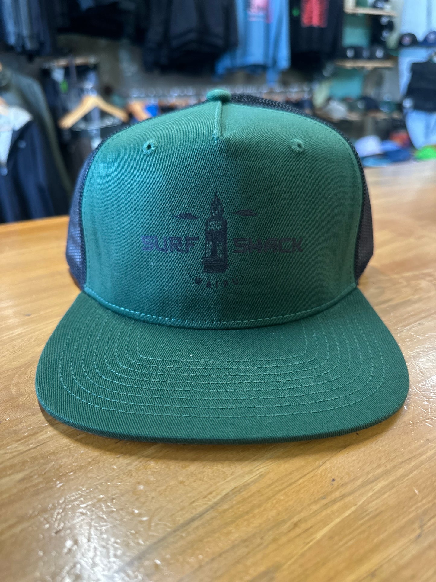 AC Tiki Head Hat - Stock Contrast Trucker Cap