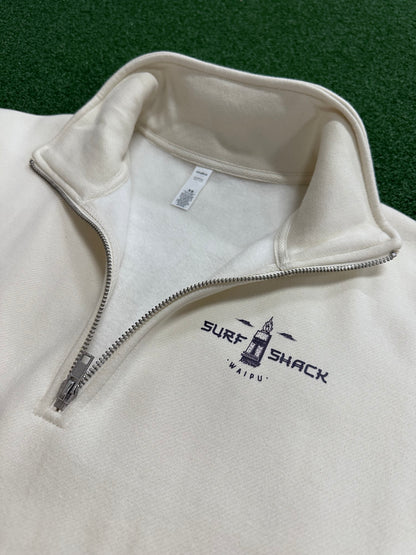 AC Tiki Head Womens Crew - Womens Stencil Half Zip