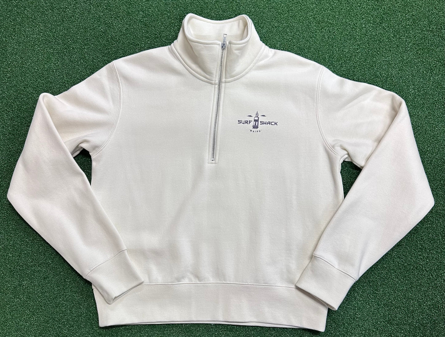 AC Tiki Head Womens Crew - Womens Stencil Half Zip