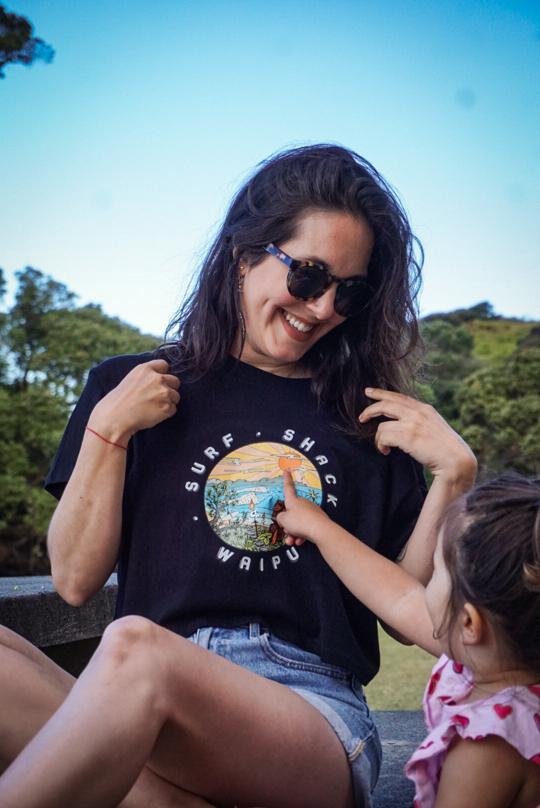 AC Tiki Womens Tee - Crop