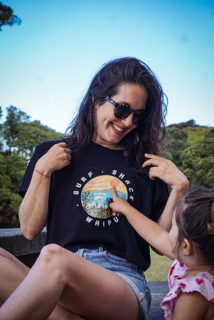 AC Tiki Womens Tee - Crop