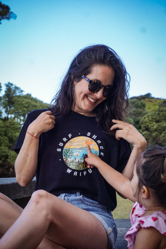 AC Tiki Womens Tee - Crop