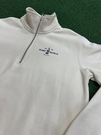 AC Tiki Head Womens Crew - Womens Stencil Half Zip