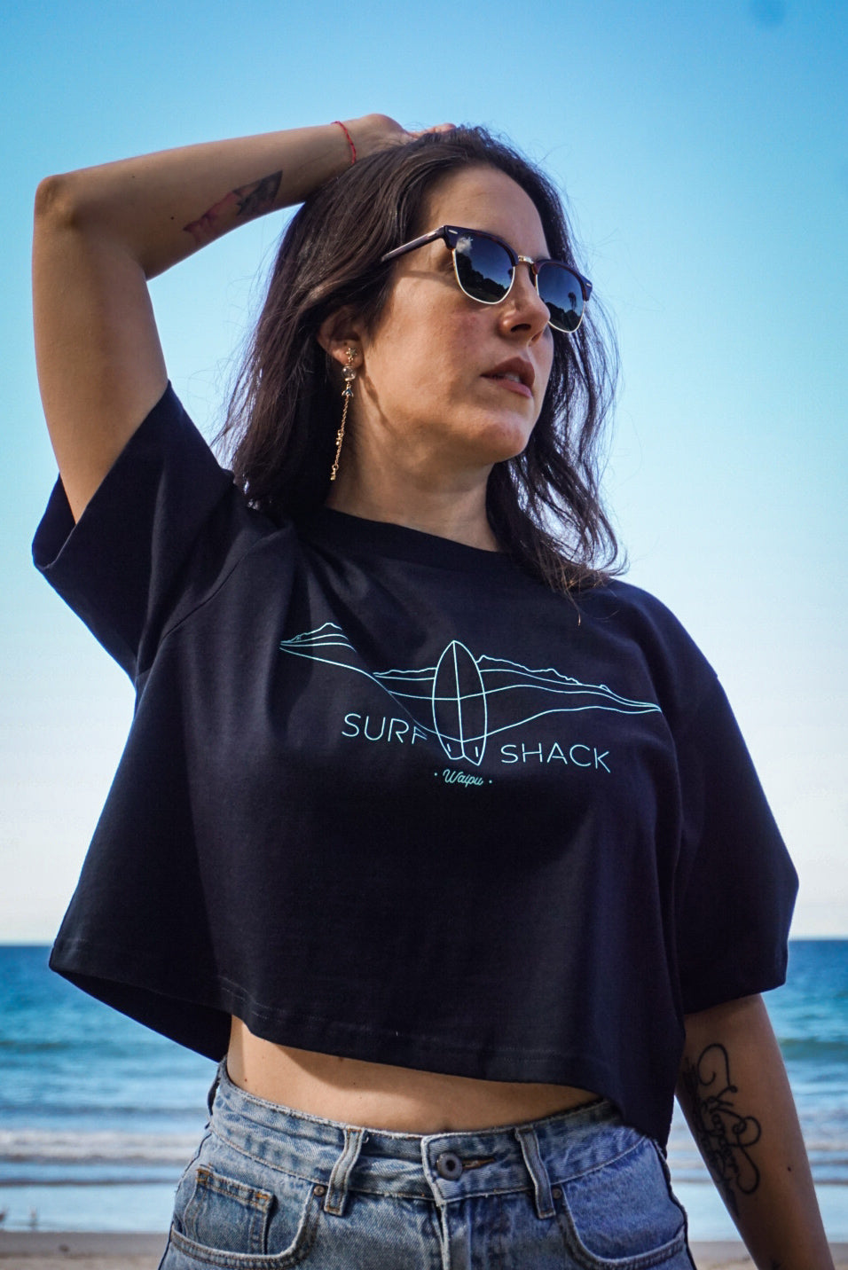 AC Cadillac Women's Crop Tee - Classic