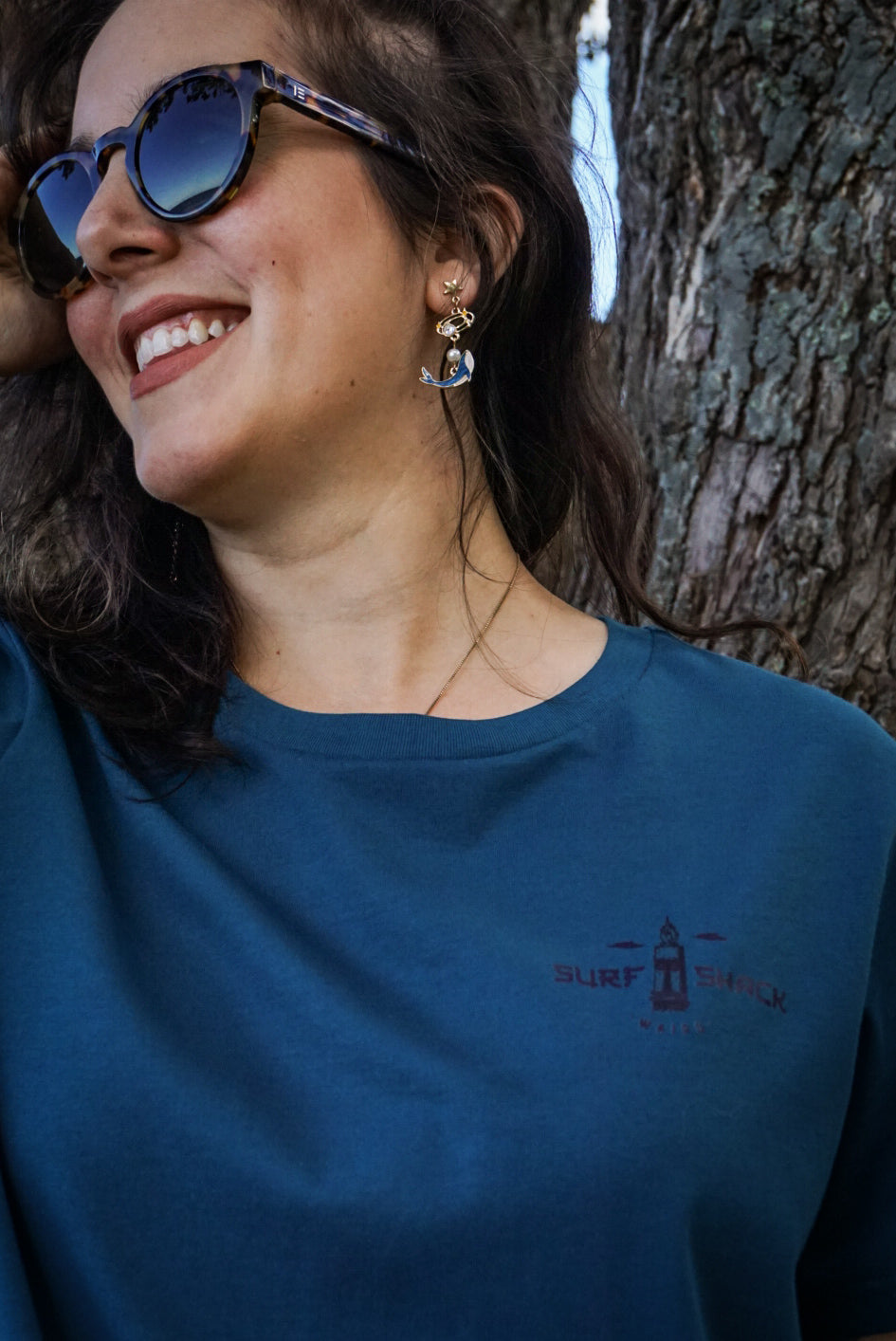 AC Waipu Cove Tiki  Ladies Tee  - Maple