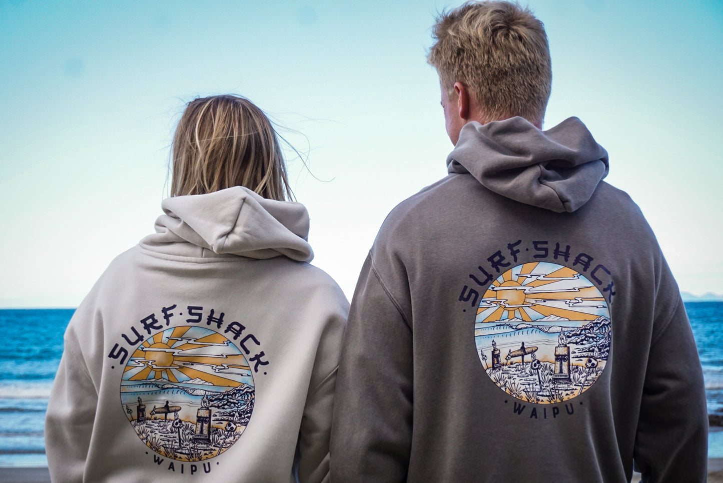 AC Waipu Cove Tiki Womens Hoodie - Relax Crop Hood