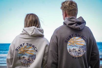 AC Waipu Cove Tiki Womens Hoodie - Relax Crop Hood