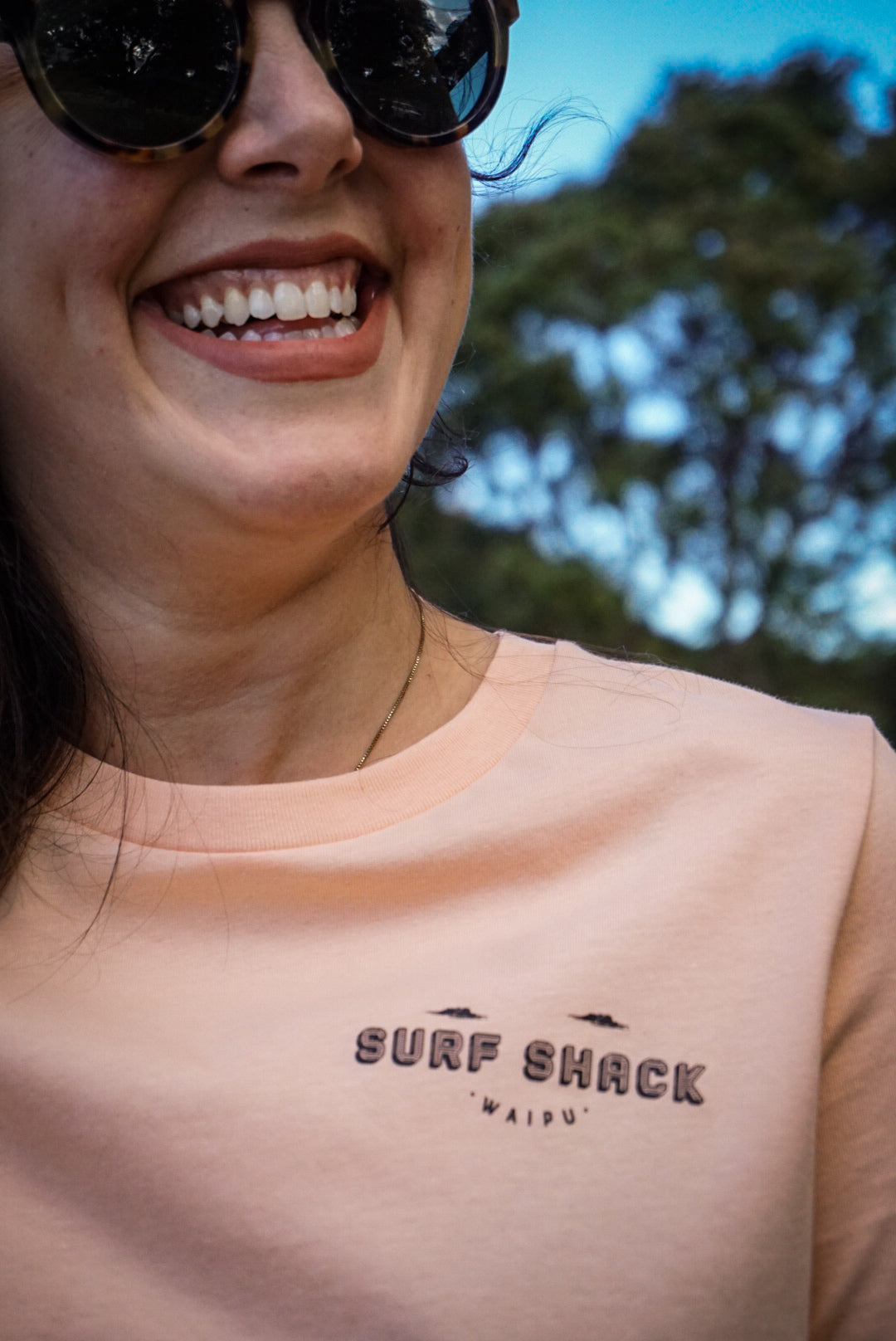 AC Tiki Womens  L/Sleeve Tee - Curve