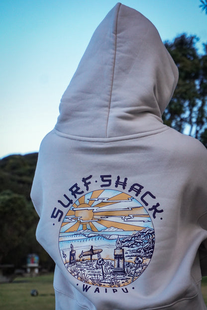 AC Waipu Cove Tiki Womens Hoodie - Relax Crop Hood