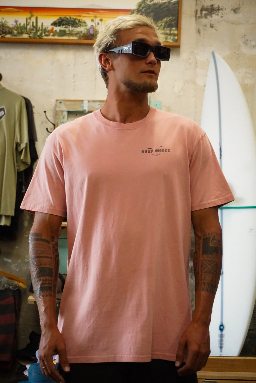 AC Tiki Adult Tee - Faded