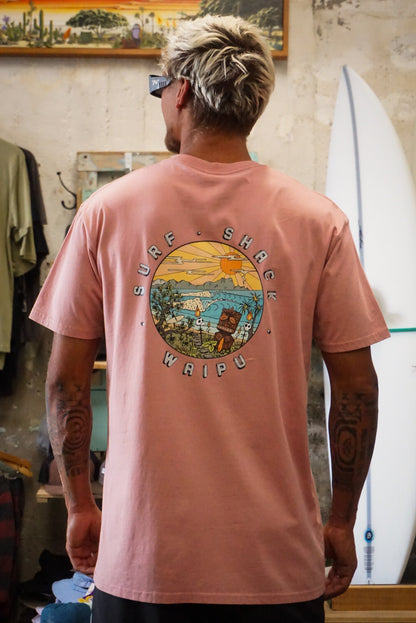 AC Tiki Adult Tee - Faded