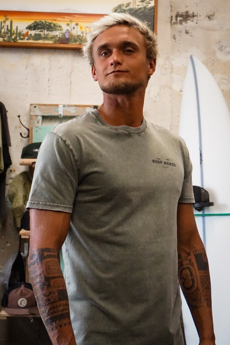 AC Tiki Adult Tee - Stone Wash Staple