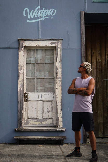 AC Tiki Adult Tank - Stone Wash Barnard