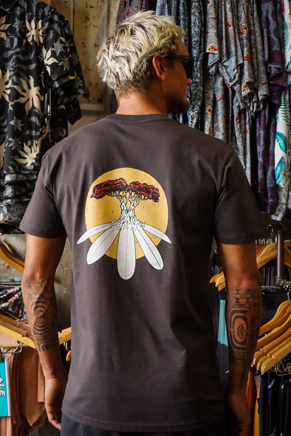 AC Tree Log  Adult Tee - Staple