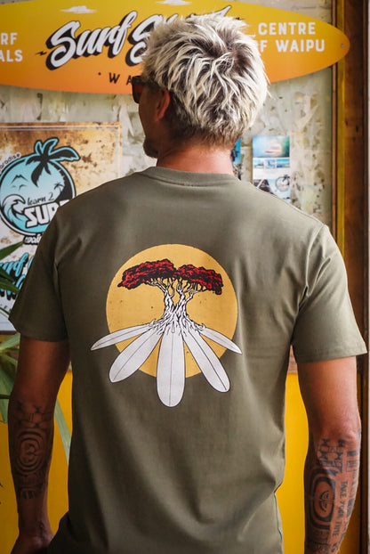 AC Tree Log  Adult Tee - Staple