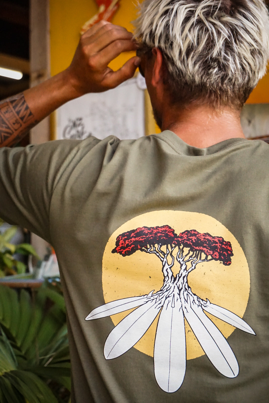 AC Tree Log  Adult Tee - Staple