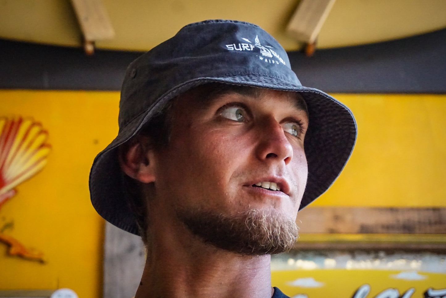 AC Tiki Head Hat - Faded Bucket Hat