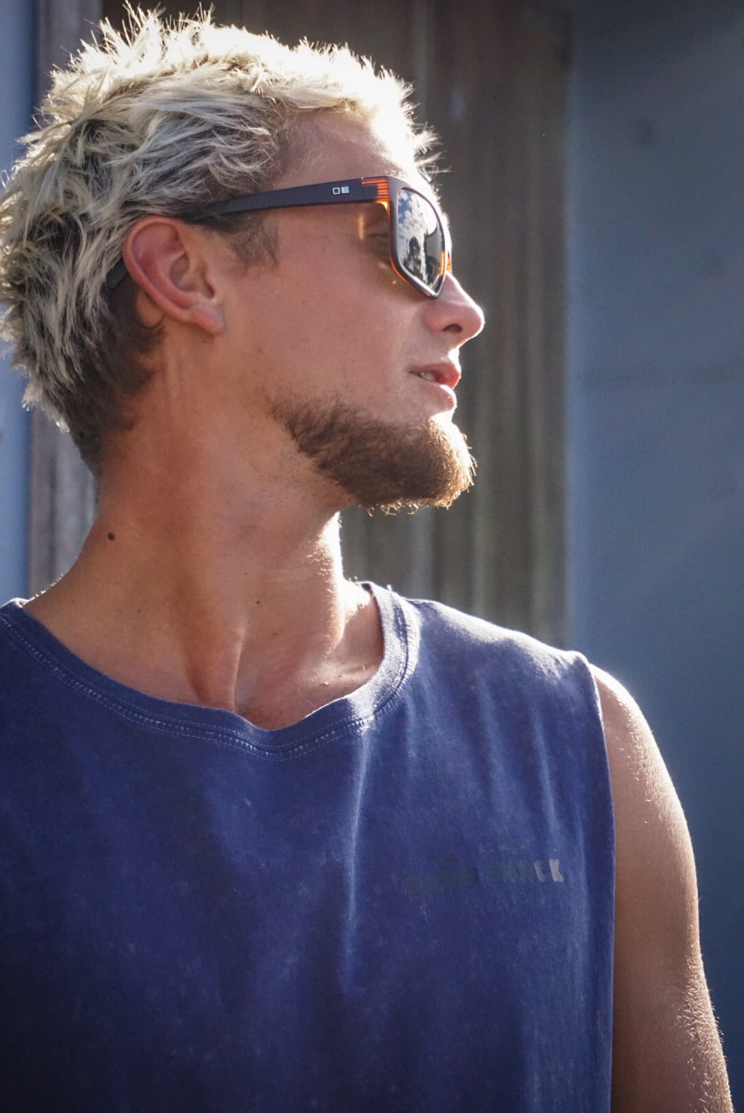 AC Tiki Adult Tank - Stone Wash Barnard