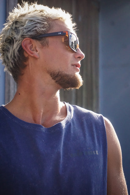 AC Tiki Adult Tank - Stone Wash Barnard