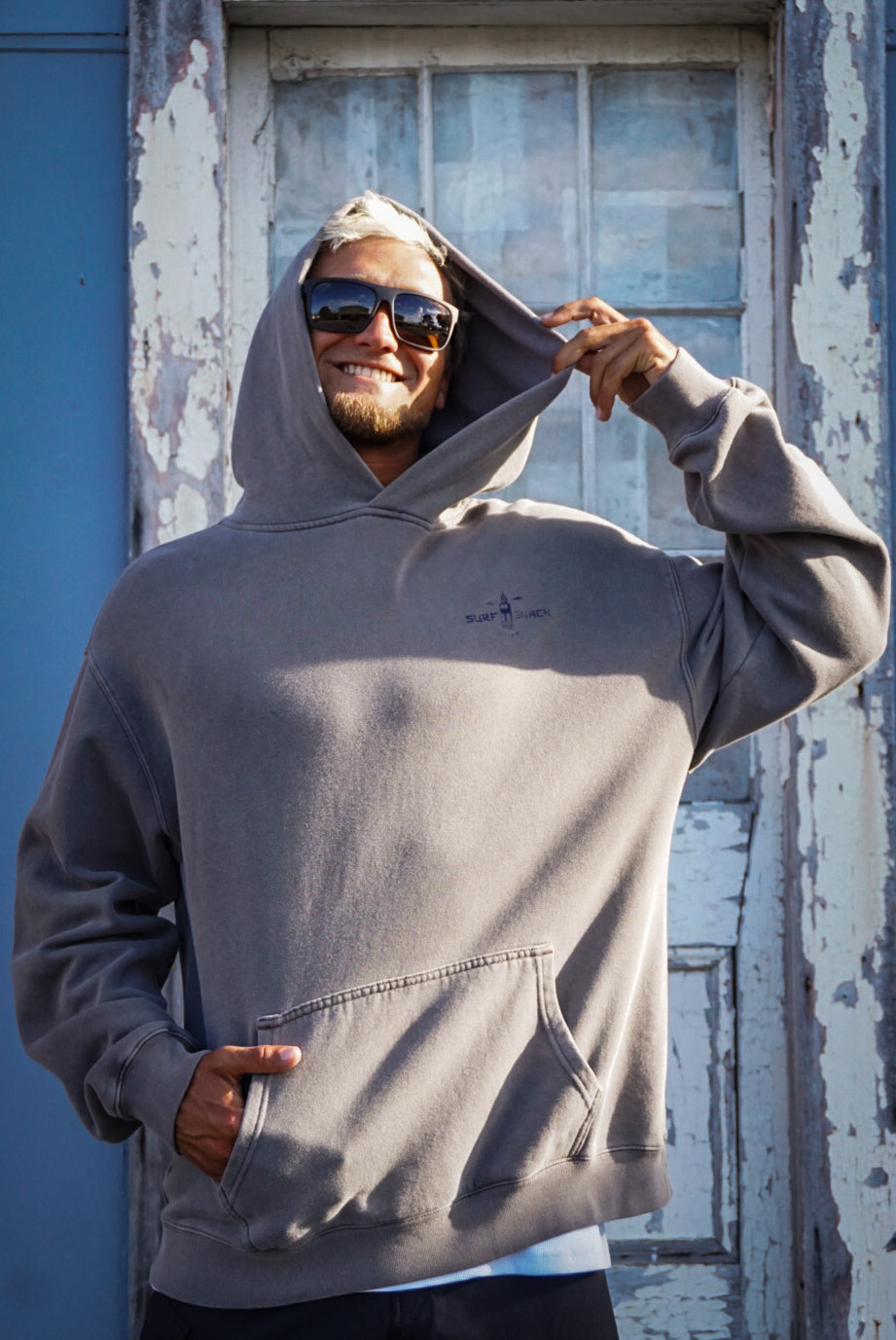 AC Waipu Cove Tiki Adult Hoodie - Faded Relax Hood