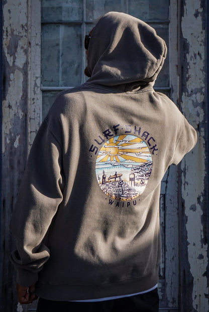 AC Waipu Cove Tiki Adult Hoodie - Faded Relax Hood