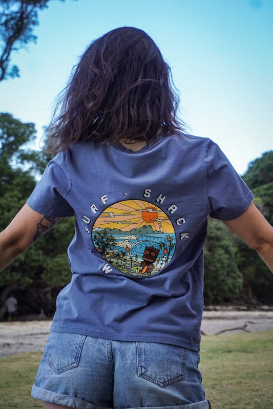 AC Tiki Ladies Tee - Maple