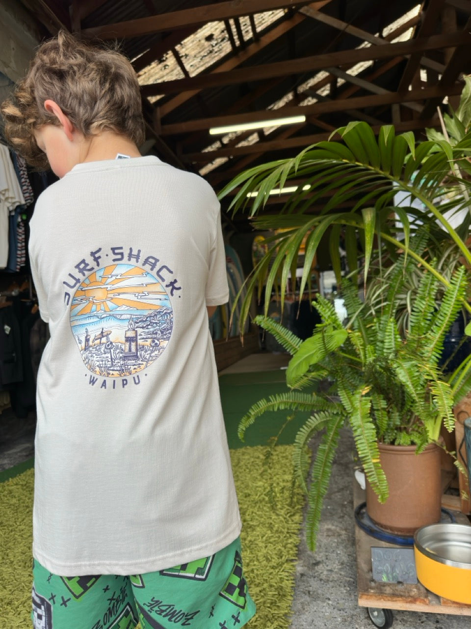 AC Waipu Cove Tiki  Tee - Youth Staple