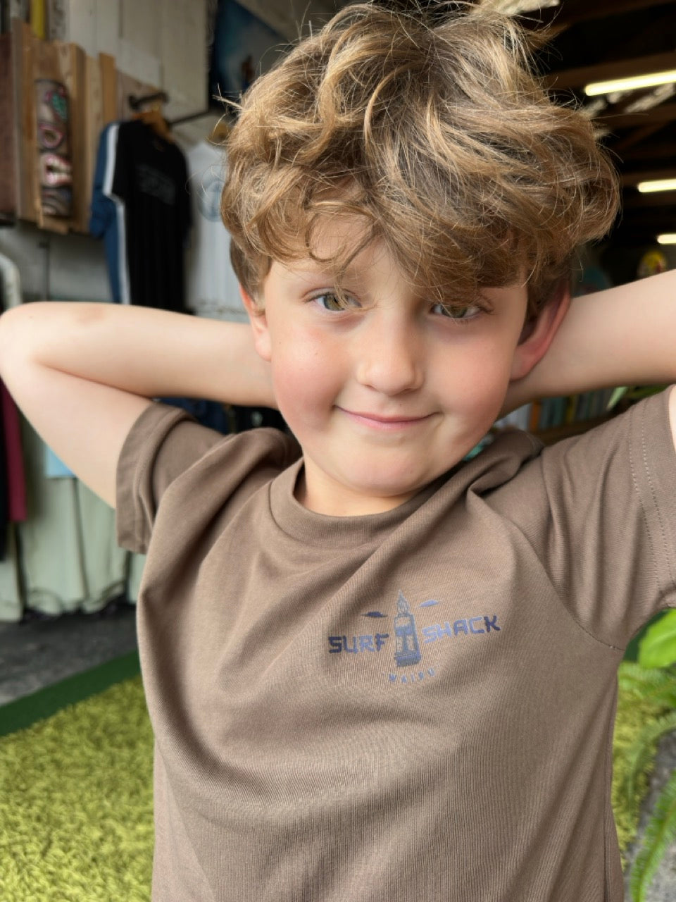 AC Waipu Cove Tiki  Tee - Youth Staple